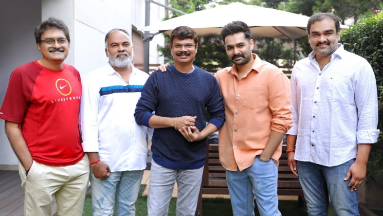 Boyapati Sreenu, Ram Pothineni and Srinivasaa Chhitturi