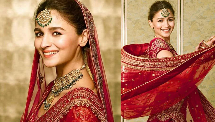 Alia Bhatt, bridal outfits, alia bhatt bridal looks