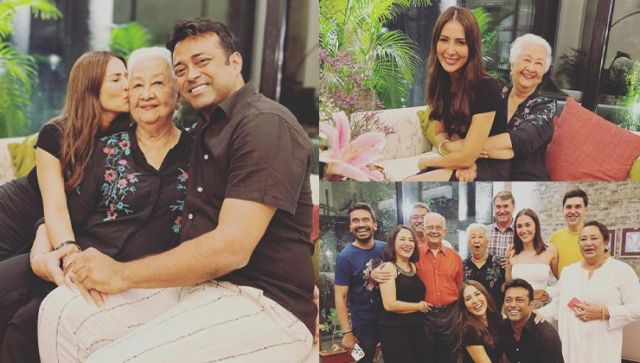 Kim Sharma, Leander Paes come together for actress' mother’s birthday
