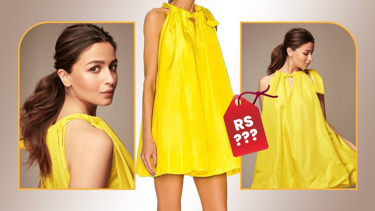 alia bhatt yellow dress price
