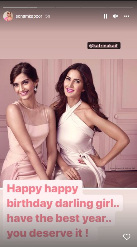 katrina kaif, sonam kapoor, katrina kaif birthday