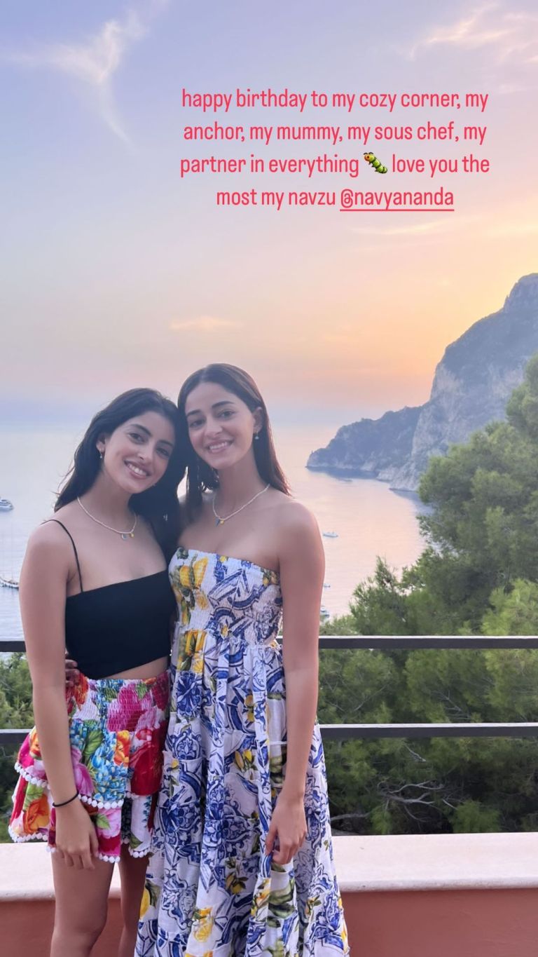 Ananya Panday Shares A Throwback Photo To Wish BFF Navya Naveli Nanda ...