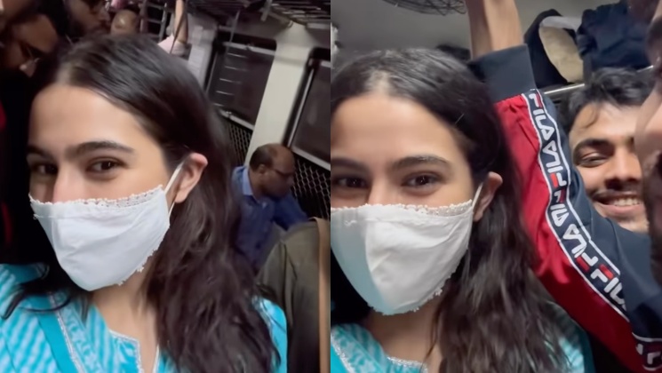 sara ali khan, sara ali khan instagram, sara ali khan train video,