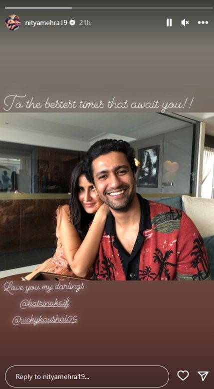 katrina kaif, vicky kaushal, katrina vicky wedding anniversary nitya mehra, 