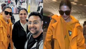 deepika padukone at airport, deepika padukone pathaan, pathaan success,