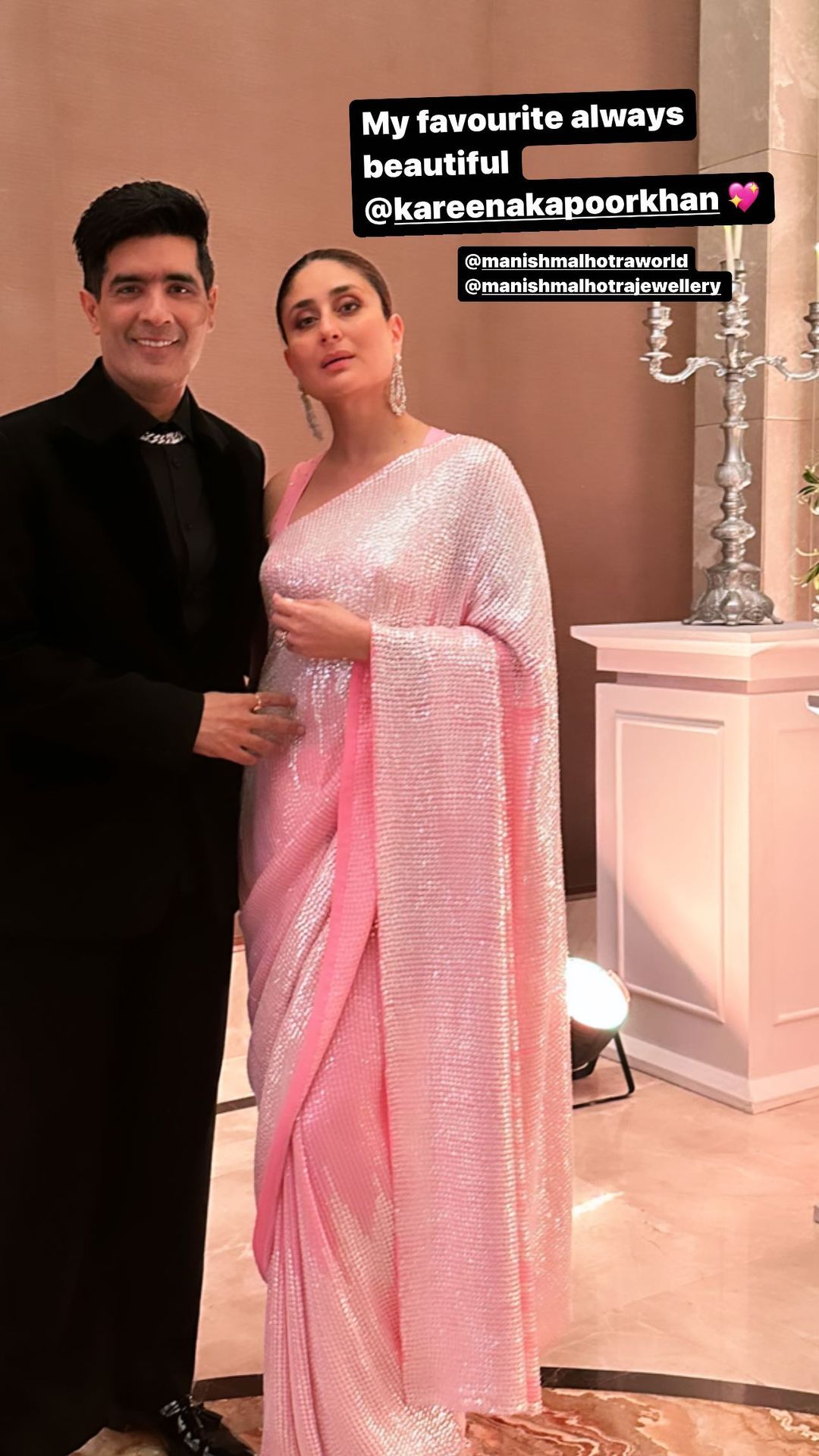 Kareena Kapoor with Manish Malhotra