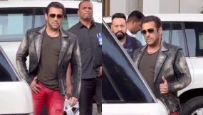 salman khan, salman khan instagram, salman khan clicked at the airport,