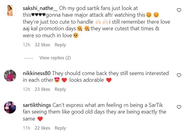 Sara Ali Khan, Kartik Aaryan spotted comments 3