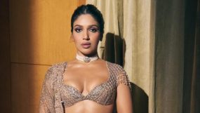 bhumi pednekar hot photos, bhumi pednekar saree look,