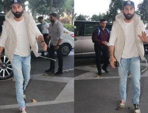 ranbir kapoor airport look,