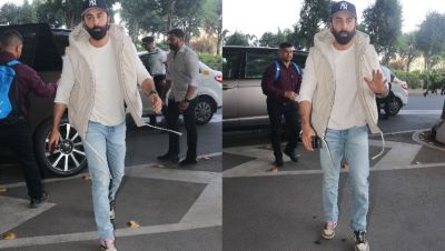 Vicky Kaushal and Ranbir Kapoor look suave as they make their way to the  airport