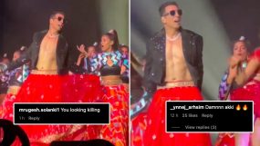 Akshay kumar, red lehenga, entertainers tour