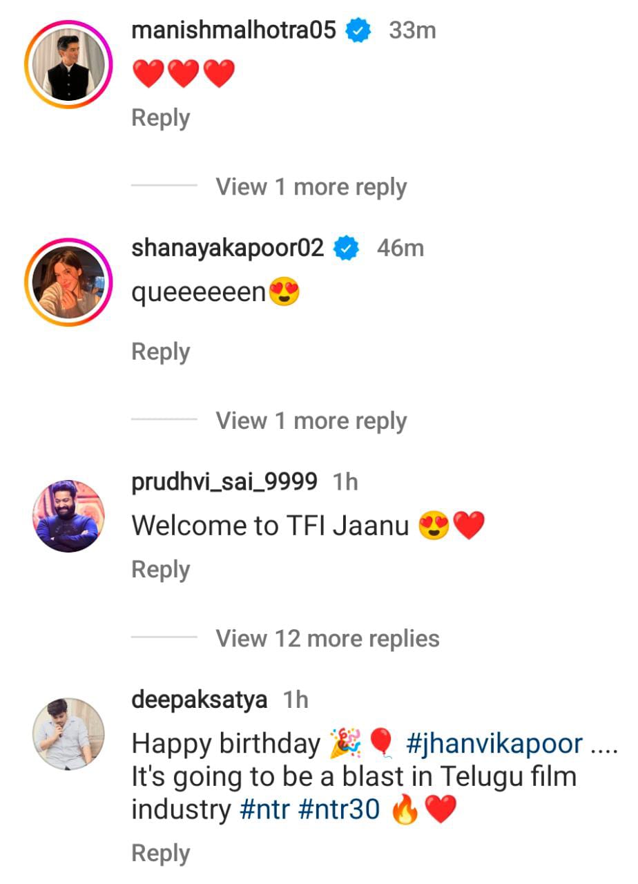 Fans-react-to-Janhvi-Kapoors-Telugu-debut-with-Jr-NTR