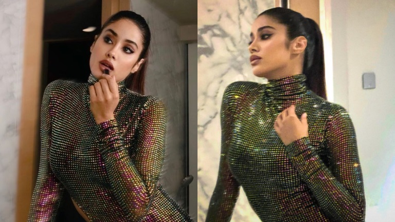 Janhvi Kapoor In Thigh-High Slit Gowns