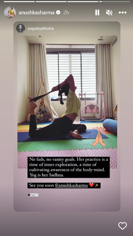 Anushka-Sharma-does-yoga-inside-daughter-Vamikas-room