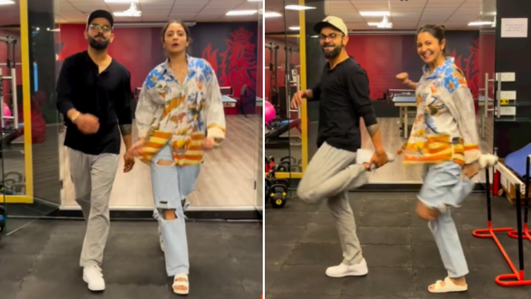 virat kohli anushka sharma dance,