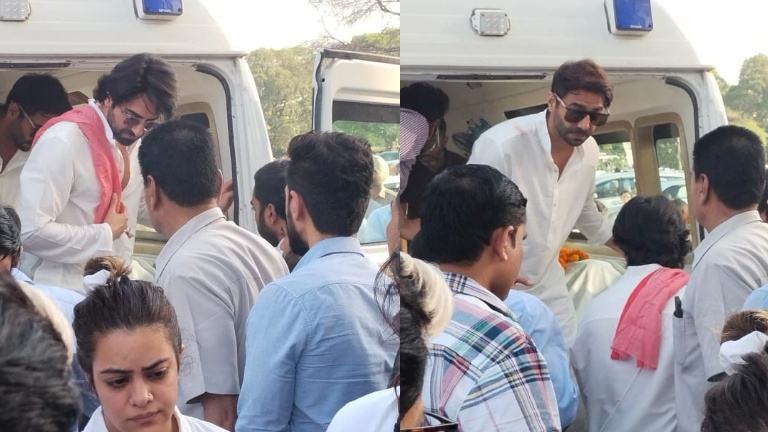 Ayushmann-and-Aparshakti-at-fathers-funeral