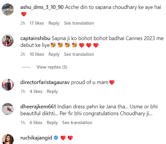 Fans-react-as-Sapna-Choudhary-makes-Cannes-2023-debut