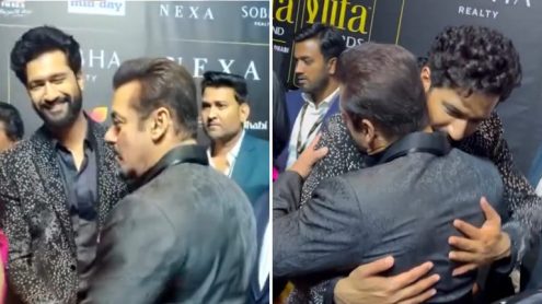 Salman Khan And Vicky Kaushal Hug It Out After The Viral Pushing Incident