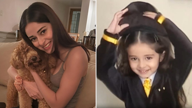 ananya panday, ananya panday childhood video