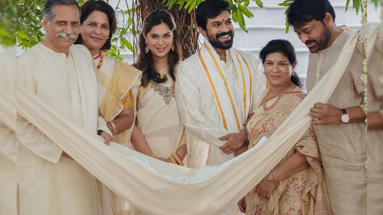 ram charan, upasana konidela, ram charan daughter