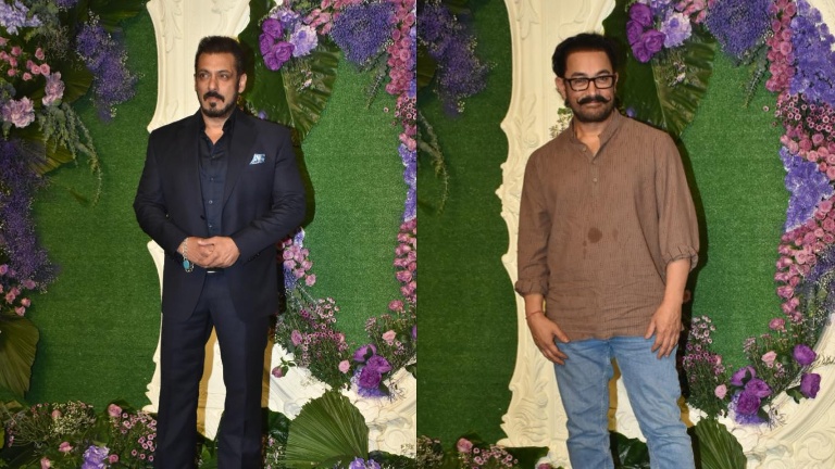 salman khan, aamir khan, karan deol and drisha acharya wedding