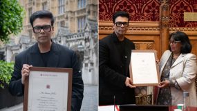 director karan johar receives honour in london