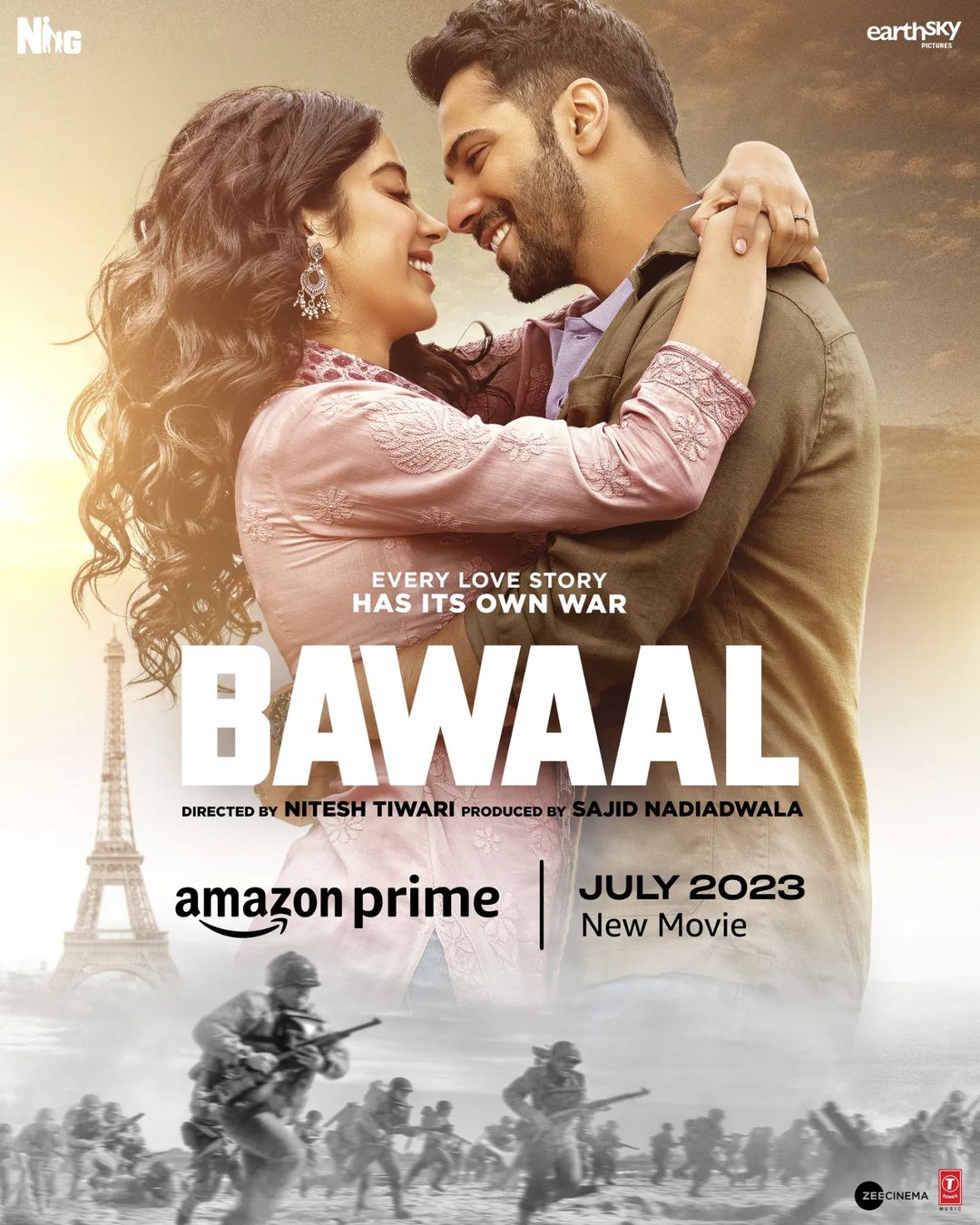 Varun Dhawan - Janhvi Kapoor to create Bawaal with OTT release
