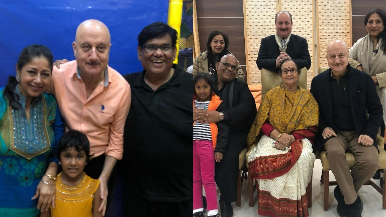 anupam kher, satish kaushik, vanshika