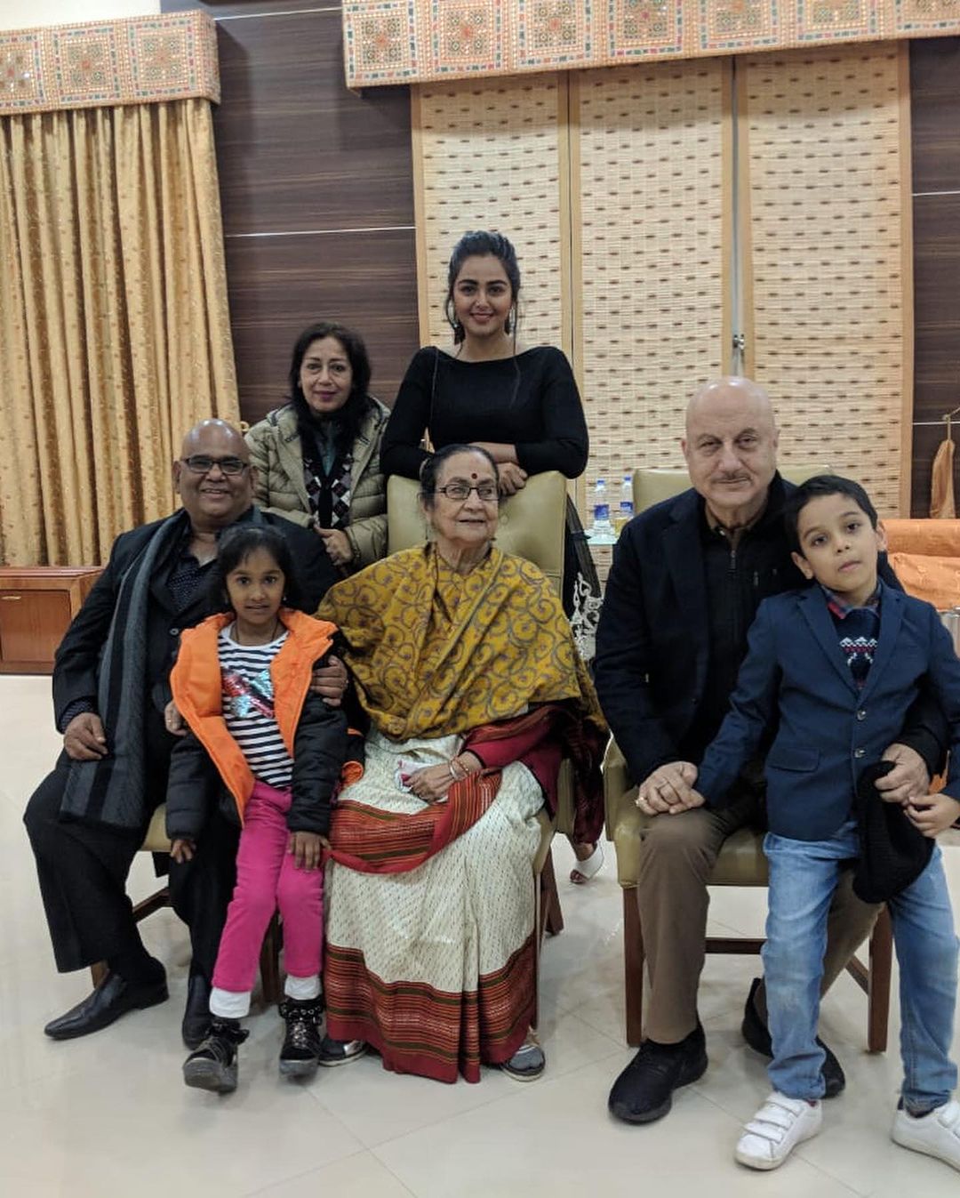 Anupam Kher wishes Vanshika on her birthday