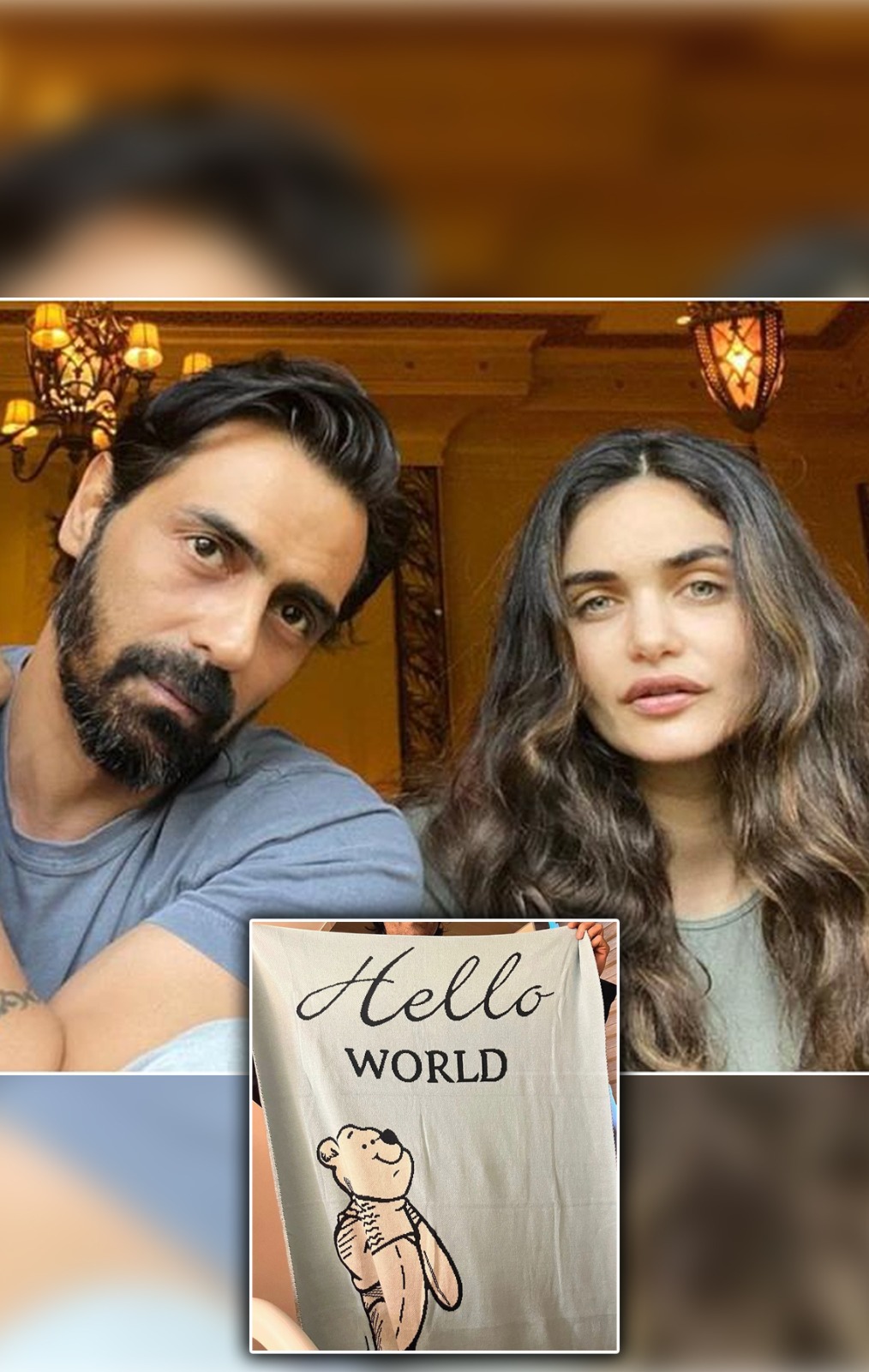 Arjun Rampal and Gabriella welcome their second child