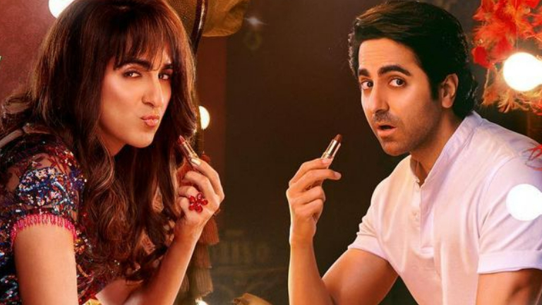 ayushmann khurrana as pooja in dream girl 2 poster,