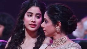janhvi kapoor with her late mother sridevi,