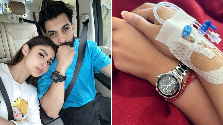 Mouni Roy hospitalised, mouni roy, suraj nambiar