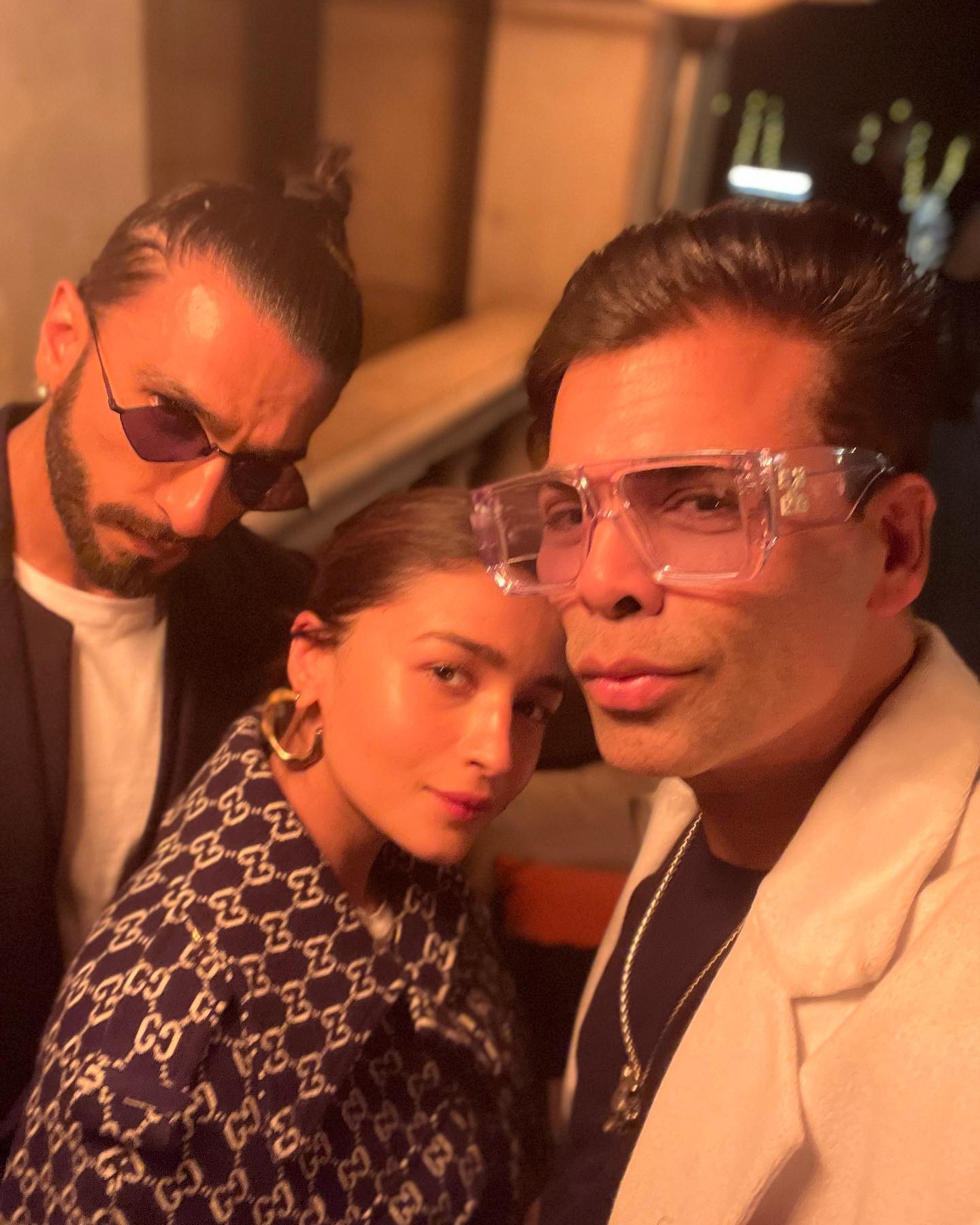 Ranveer, Alia and Karan