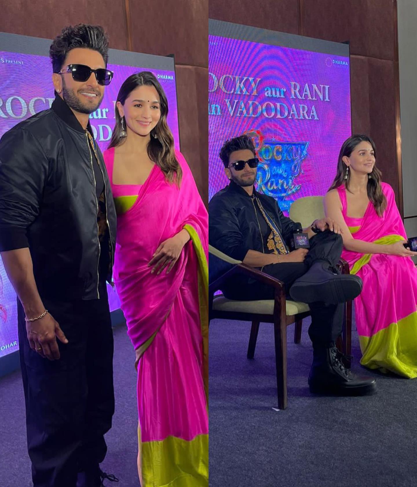 Ranveer and Alia promote RRKPK in style