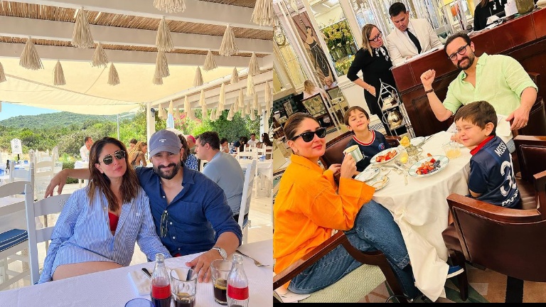 kareena kapoor and saif ali khan enjoying their vacation