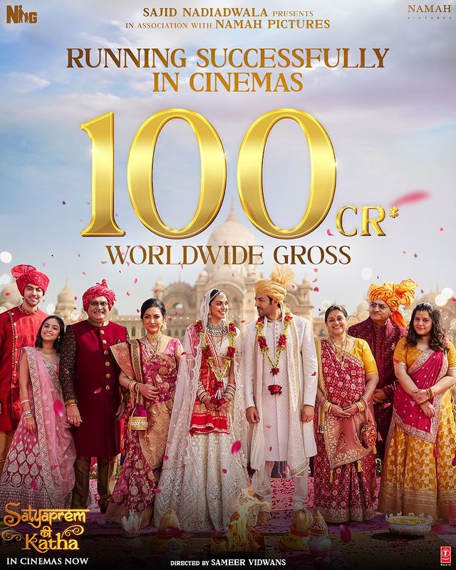 Satyaprem Ki Katha enters 100 Cr Club Worldwide