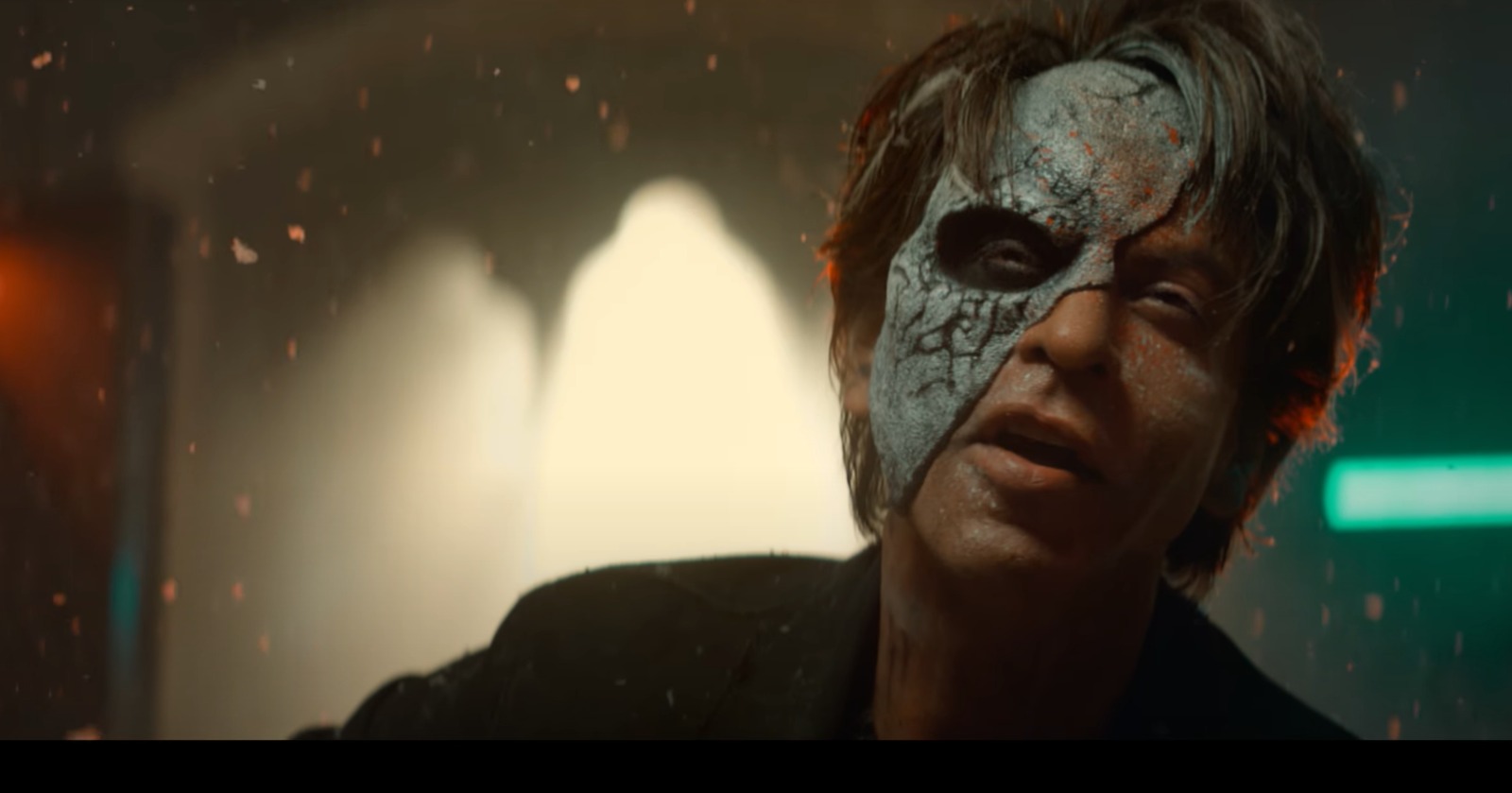 Shah Rukh Khan in a mask
