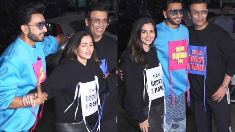 alia bhatt, ranveer singh, karan johar