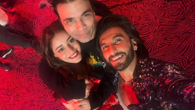 annaya panday, ranveer singh, karan johar