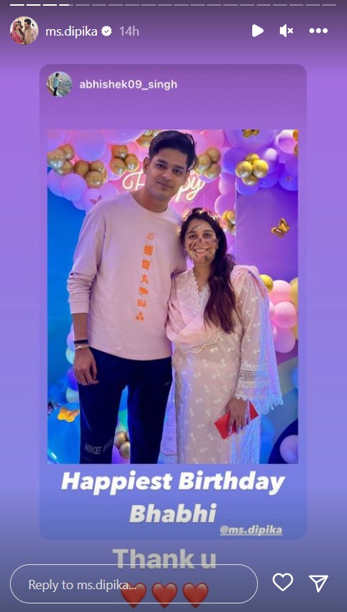 Dipika Kakar celebrates her birthday with family