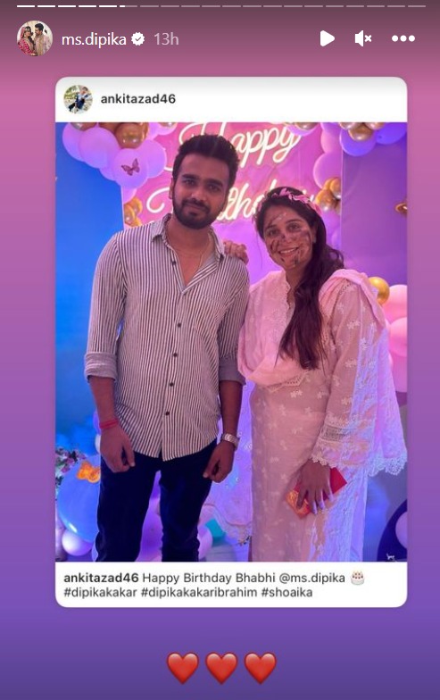 Dipika Kakar receives birthday love