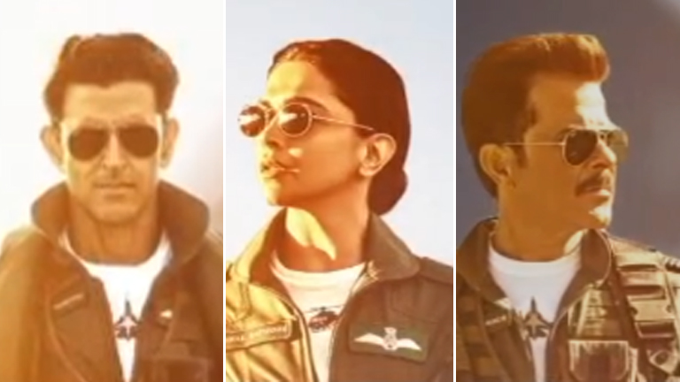 fighter motion poster, hrithik roshan, deepika padukone, anil kapoor,