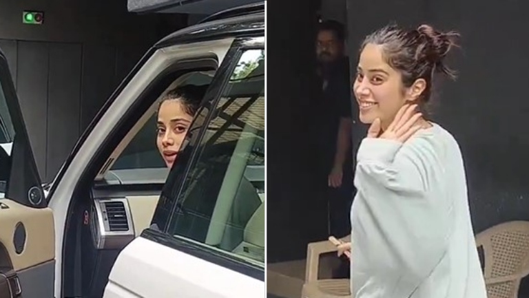 Janhvi Kapoor gets scared as she has an 'OOPS' moment- WATCH