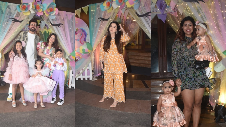 Jay Bhanushali and Mahhi Vij's daughter Tara Bhanushali's birthday bash