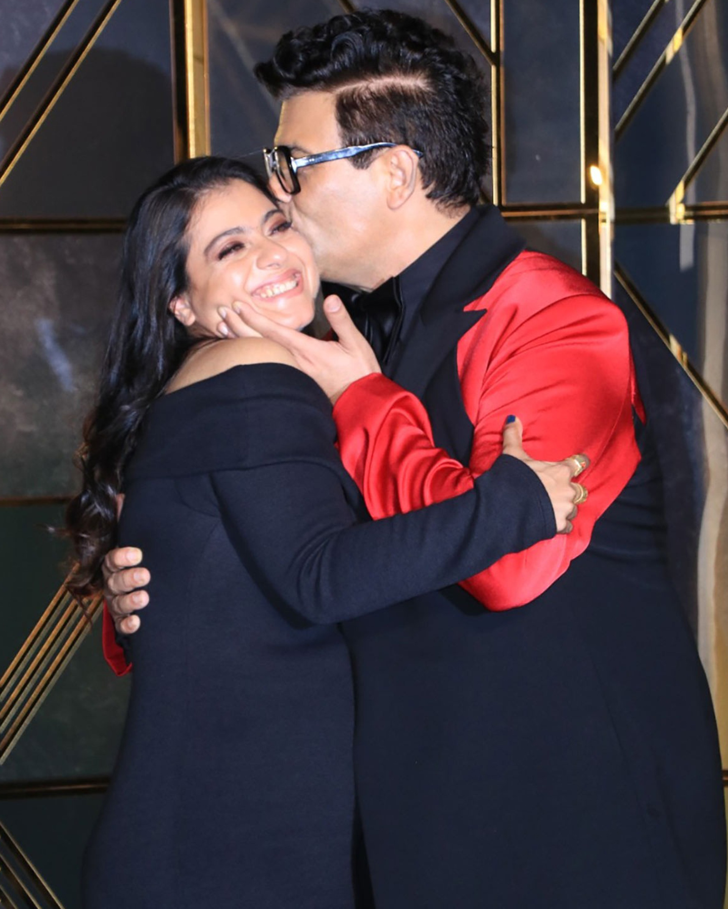 Kajol and Karan Johar