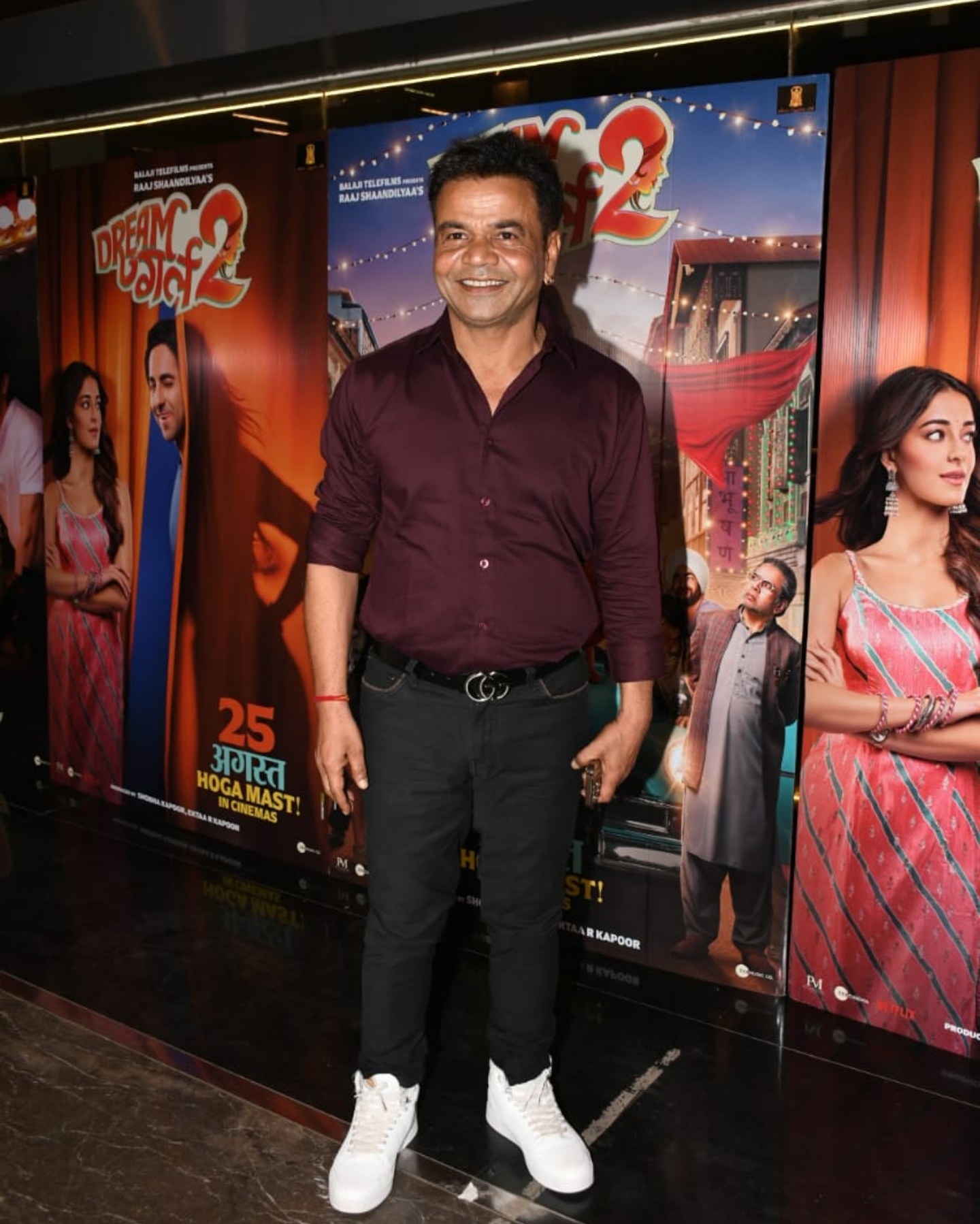 Rajpal Yadav attends Dream Girl 2 screening