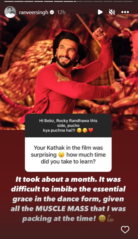 Ranveer Singh talks about his Kathak