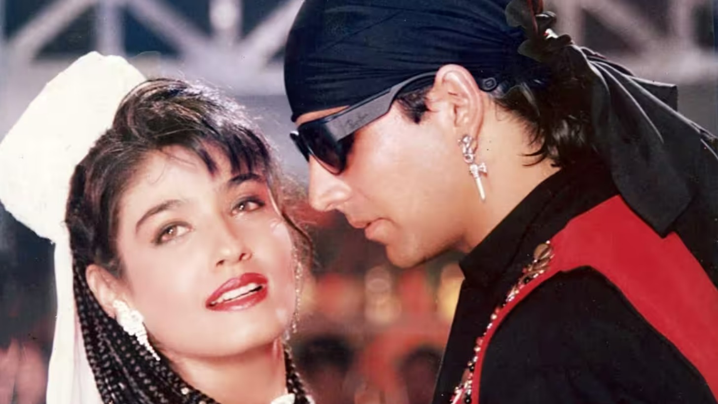 Raveena Tandon and Akshay Kumar